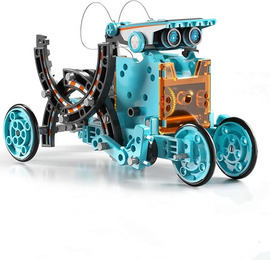 STEM Toys for Ages 8-13, Solar Powered Kits Toys Robotics for Kids Ages 8-12, Educational Building Science Experiment Kit, Boys Gifts for Kids 8 9 10 11 12 13 Years Learning (Green)