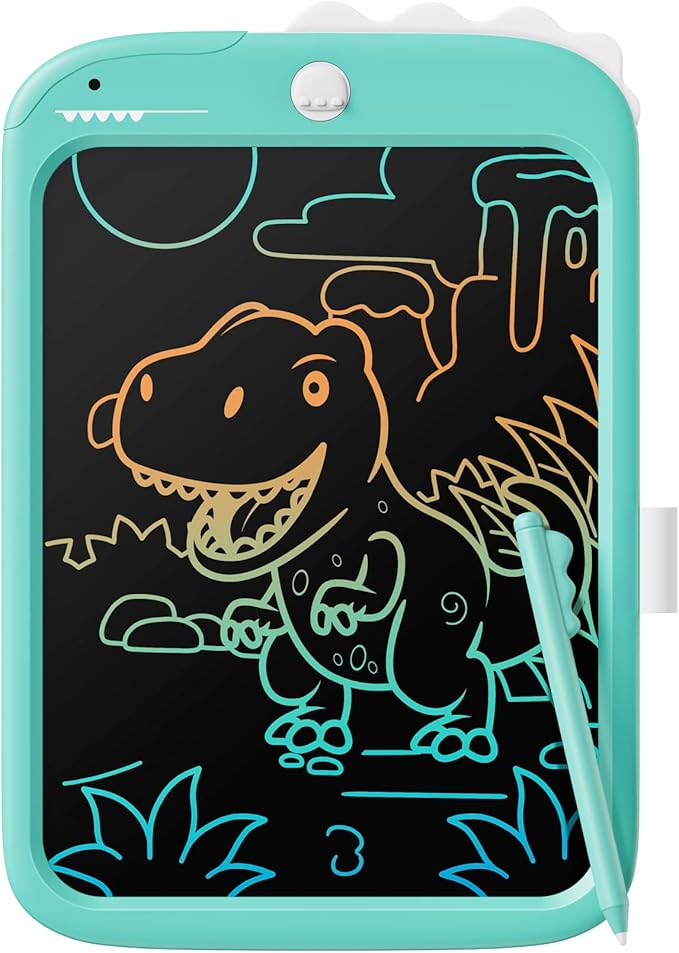 LCD Writing Tablet Dinosaur Toy for Kids,10 inch Doodle Board Drawing Pad Tablet with Lock Function, Erasable, Portable, Educational Learning Toy Gifts for 3 4 5 6 Years Old Boys Girls (Blue)
