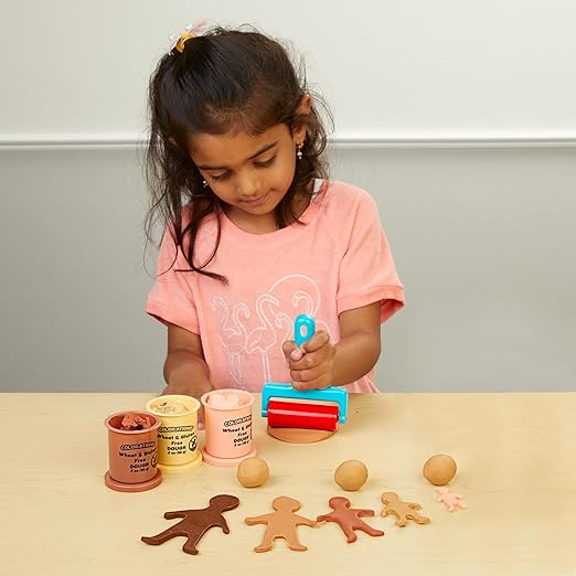 Colorations Wheat & Gluten Free Colors Like Me Dough - 10 Colors (2oz Each) | Non-Toxic, Play Dough, Bulk Set, Sensory Kit, Party Favors, Classroom Pack