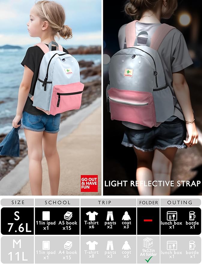 Preschool Toddler Backpack For Boys Girls, Toddler School Mini Backpack For School & Travel, Small Kids Child Backpacks, Preschool Kindergarten Elementary Toddler bag, 11" H, For Kids 1-3, Small