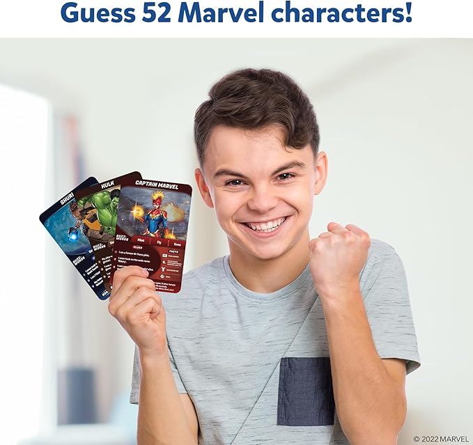 Skillmatics Guess in 10 Marvel, Perfect for Boys, Girls, Kids, Teens, Adults Who Love Card Games, Board Games, Travel Toys, Avengers, Spiderman, Iron Man, Gifts for Ages 8, 9, 10 and Up