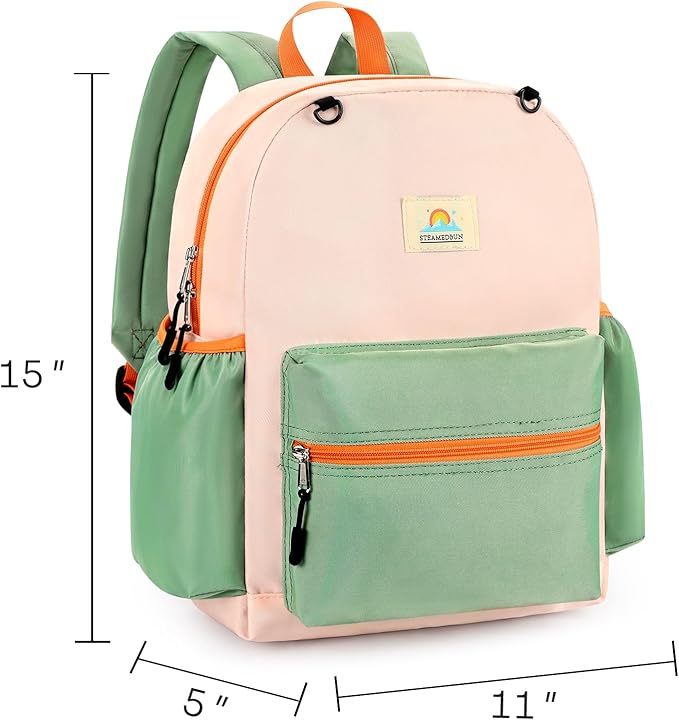 STEAMEDBUN Kids Backpack for Girls 6-8: Toddler Backpack for Preschool Kindergarten - Girls Backpacks for Elementary 4-6