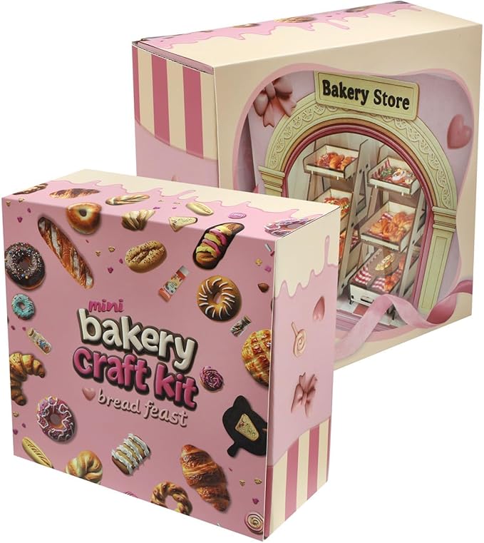 iLAND Air Dry Clay Crafts for Girls 8-12 Cute Arts and Crafts for Kids Fun Kid Activities on Lovely Modeling Clay Kit DIY Crafting for Teens Birthday Gifts for Girls 10-12 13 Christmas Gifts Creative