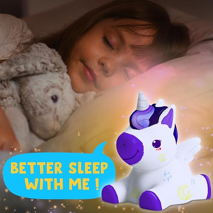 Goodyking Paint Your Own Flying Unicorn Lamp Kit, DIY Unicorn Crafts Night Light, Arts & Crafts for Kids Age 8-12, Painting Art Supplies, Birthday Easter Gift for Kids Age 3 4 5 6 7 8+