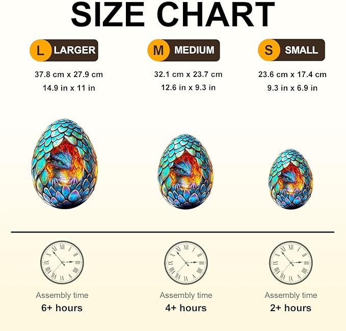 KAAYEE Wooden Puzzles for Adults, 3D Visual Effect Draconic Rebirth Dragon Wooden Jigsaw Puzzle Unique Shape Wood Puzzle Adult, Fathers Birthday Family Game (M-12.6 * 9.3in-170pcs)