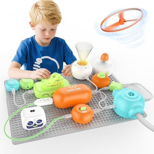 Science Kits for Kids - STEM Kits for Kid, Electronics Exploration Kit, Over 440 Projects, 16 Circuit Parts, STEM Toy Educational Gifts for Kids Boys Girls Ages 3 4 5 6 7 8 9 10 11 12