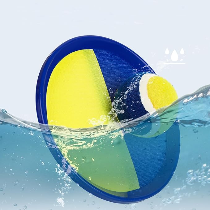 Toss and Catch Ball Set Kids - Lawn Games Beach Games Beach Toys Pool Outdoor for Ages 3 4 5 6 7 8 9 10 Years Old Boy Girl Toys, Playground Sets for Toddlers/Kids/Family
