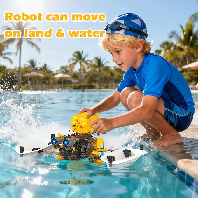 STEM 25-in-1 Education Solar Power Toys for Boys Age 8-12, Science Kits Robots Toys for Ages 8-13, Building Toys Robotics Experiment Set Birthday Gifts for Kids 8 9 10 11 12 13 14Years Old