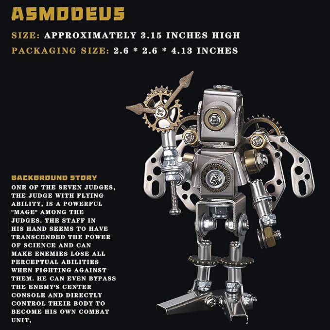 3D Metal Puzzles for Adults,3D Puzzle Metal Model Kit,3D Mechanical Model,Brain Teaser Puzzles DIY Assembling for Stress Relief for Teenagers and Adults