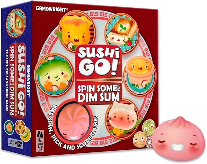 Gamewright - Sushi Go! Spin Some for Dim Sum Board Game