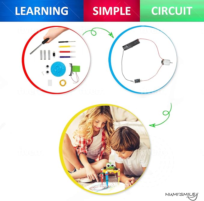 Science Robotics Kit STEM Toys for Boys, DIY Educational Arts and Crafts for Kids, Science Experiments Building Project, Best Birthday for Boys & Girls Age 8 9 10 11 12 Years Old