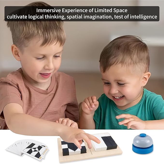 Brain Teaser Puzzles, Block Puzzle, Battle Blocks Game, 40 Challenge, Teens, IQ Test Mind Puzzle Toys, Birthday Gifts for Boys Girls, Best Gifts for Kids 3+