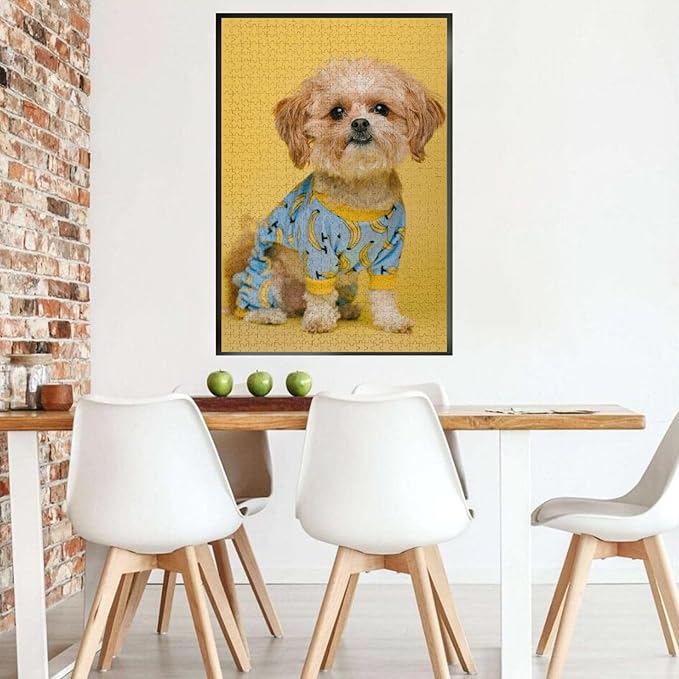 Custom Wooden Jigsaw Puzzles - 120/200/300/500/1000/1500 Piece Photo Gift Sets for Adults & Kids - Pet, Wedding, Family Memory Keepsake