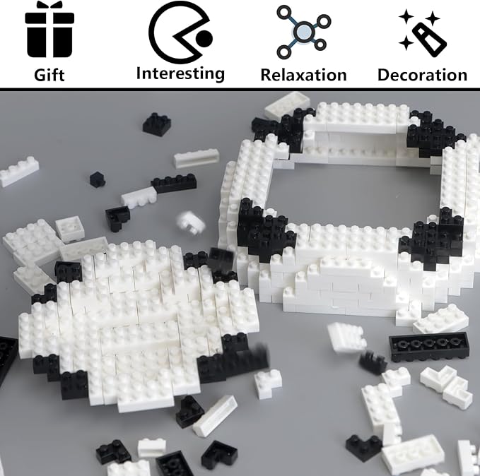 Soccer Building Blocks Set, STEM Educational Toy, Soccer 3D Puzzle Block Decorations, Soccer Gifts for Boys Office Home Decor (800Pcs)