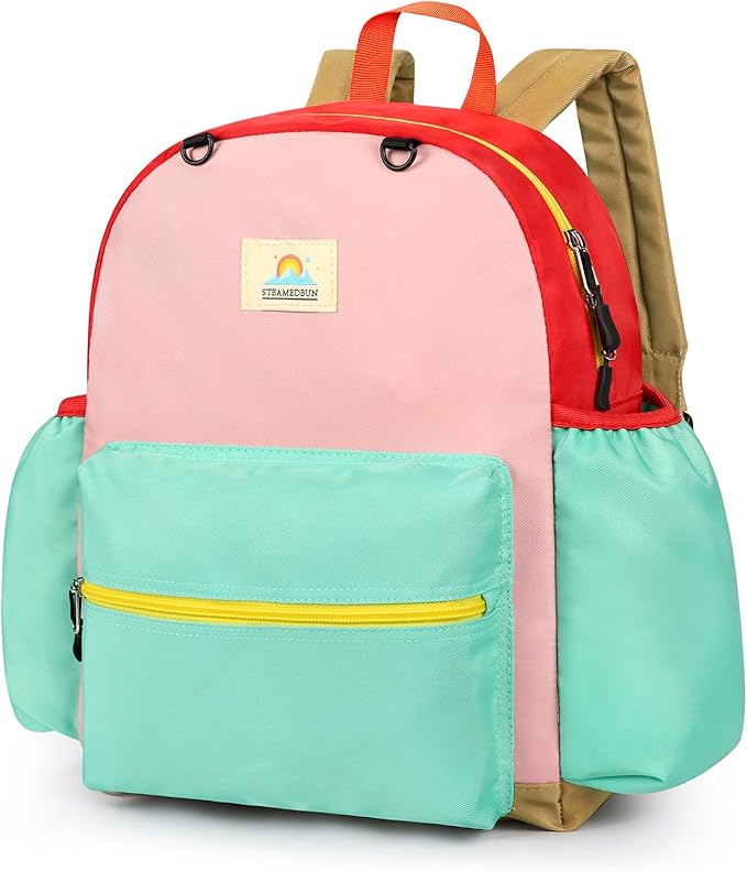 STEAMEDBUN Kids Backpack for Girls 4-6: Girls Backpacks for Elementary - 15 inch Backpack for Kindergarten