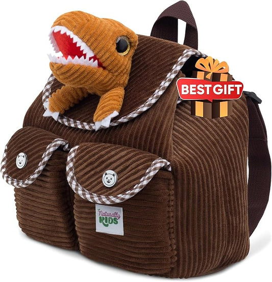 Dinosaur Mini Backpack for Kids, Mini Backpack for Toddler Girls, Gift for 2 3 4 5 Year Old Girl Boy