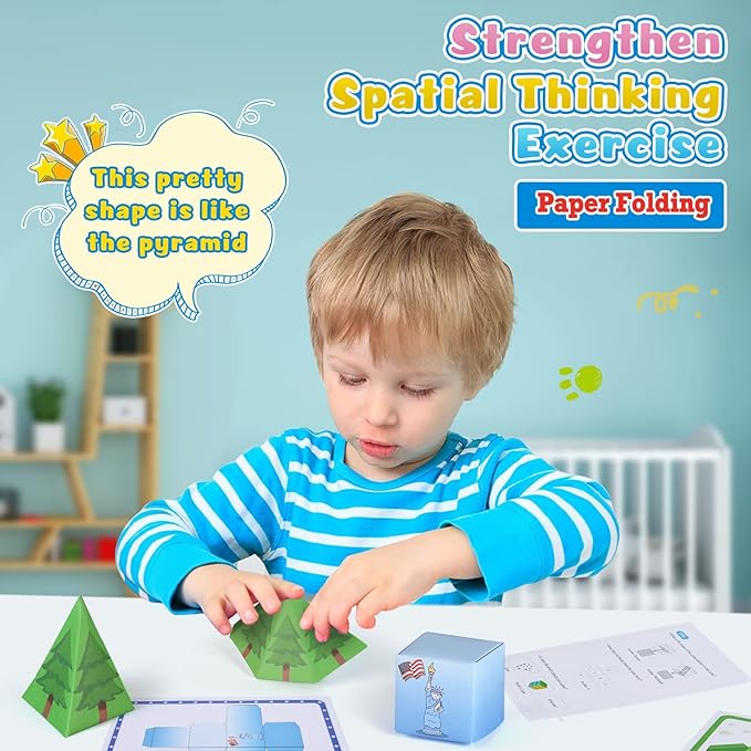 Puzzles for Kids United States Dinosaurs Floor Puzzle, 54 Piece Double-Sided, USA Map Jigsaw Puzzle for Ages 3-8 & 8-10, 21'x15' with Geographic Stickers