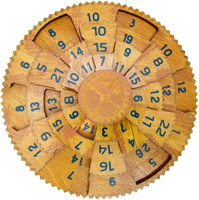 Project Genius Grecian Computer Mechanical Math Puzzle, Wooden Brainteaser Gift for History Buffs and Smart Kids, Teens, and Adults - True Genius Series Inspired by The Ancient Antikythera Mechanism