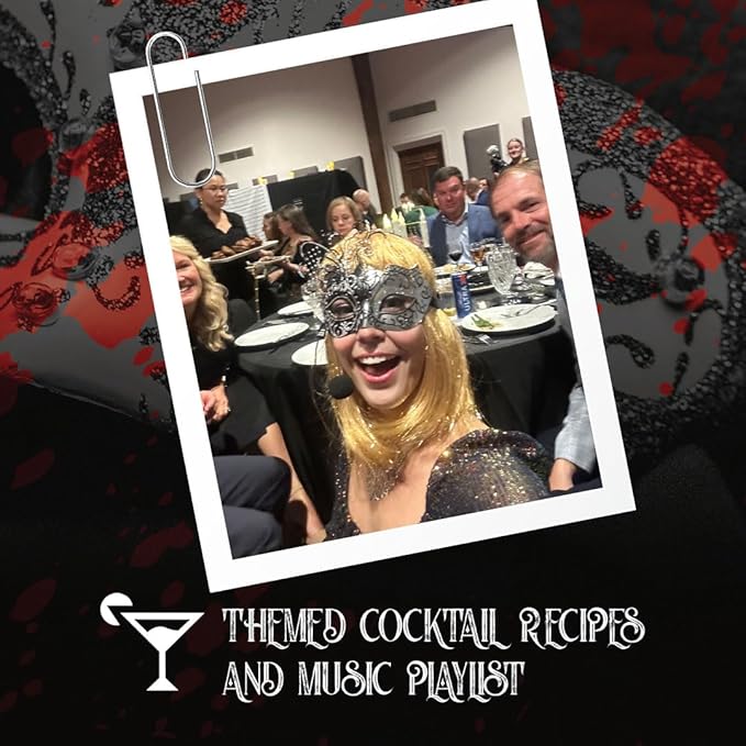 Masquerade and Murder: Ghosts of Our Past | Masquerade Murder Mystery Games for Adults and Teens | Flexible 4-20+ Players | Physical Game Kit