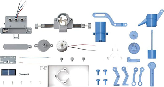 4M Green Science Solar Hybrid Power Water Pump DIY STEAM Powered Kids Science Kit