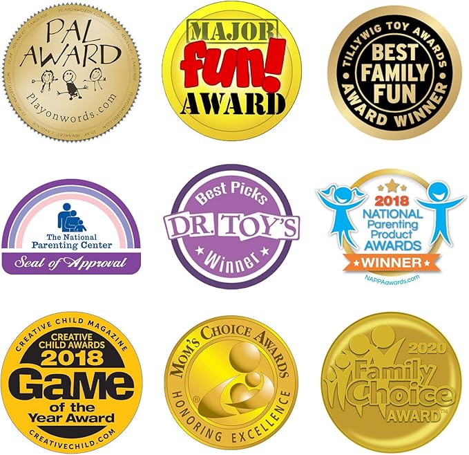 The Colorful Crossword Game | Portable and Easy to Play | No board or point counting | Fun and Fast Paced Game