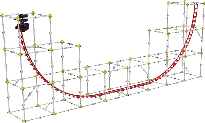 Thames & Kosmos Roller Coaster Engineering STEM Kit | Design, Build, Experiment w/ Working Roller Coaster Models | Explore Physics, Forces, Motion, Energy, Velocity & More | Solve Building Challenges