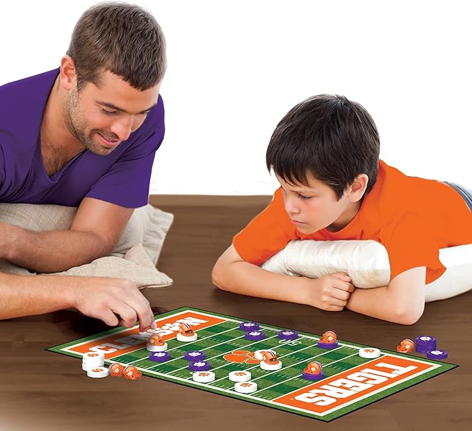 MasterPieces Family Game - NCAA Clemson Tigers Checkers - Officially Licensed Board Game for Kids & Adults