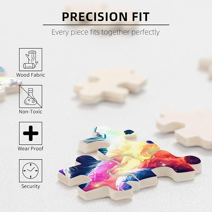 Solar System Puzzles for Adults 1000 Piece Galaxy Outer Astronaut Exploration Puzzles Colorful and Unique Challenging Puzzle for Game Nights