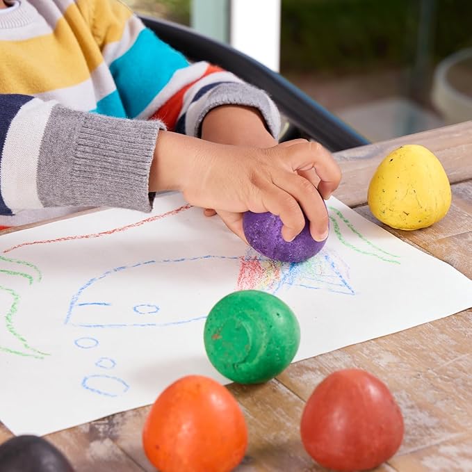 Colorations Chubby Crayon Eggs – Set of 8 (Item # CHUBEGG)