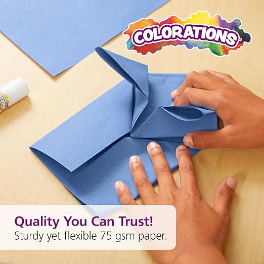 Colorations Lightweight Construction Paper with Organizer - 2200 Sheets - 9" x 12", Assorted Colors, Bulk Arts and Crafts Supplies, Classroom Must Haves