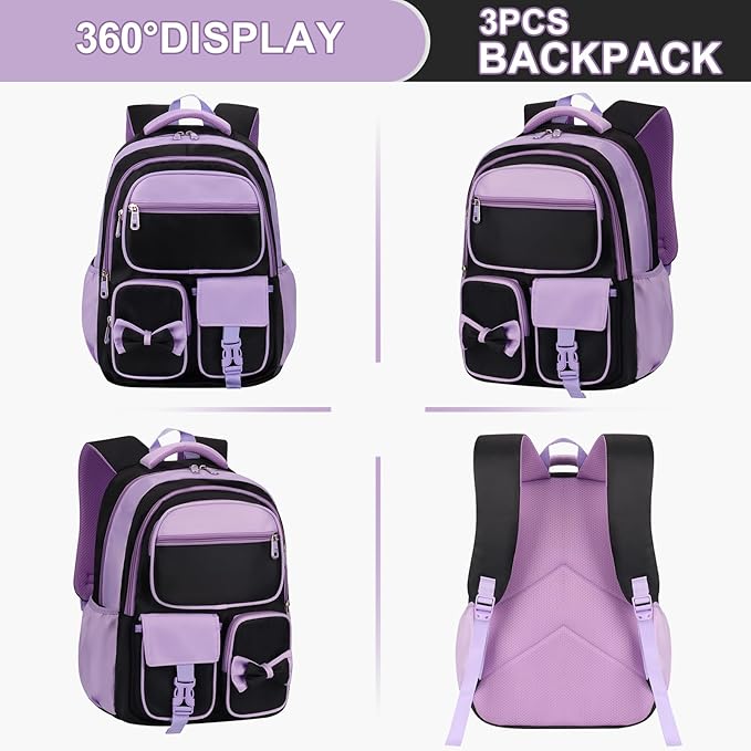 Backpack for Girls Lightweight Kids Backpacks for Middle School Students Book Bag for Elementary Student Teen Girls Toddler Backpack for School