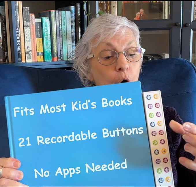 Read to Me Recordable Book Buddy – Personalized Audio Storytelling Device for Kids No Apps or Screens Ideal for Grandparents, Military Families, and Long-Distance Loved Ones