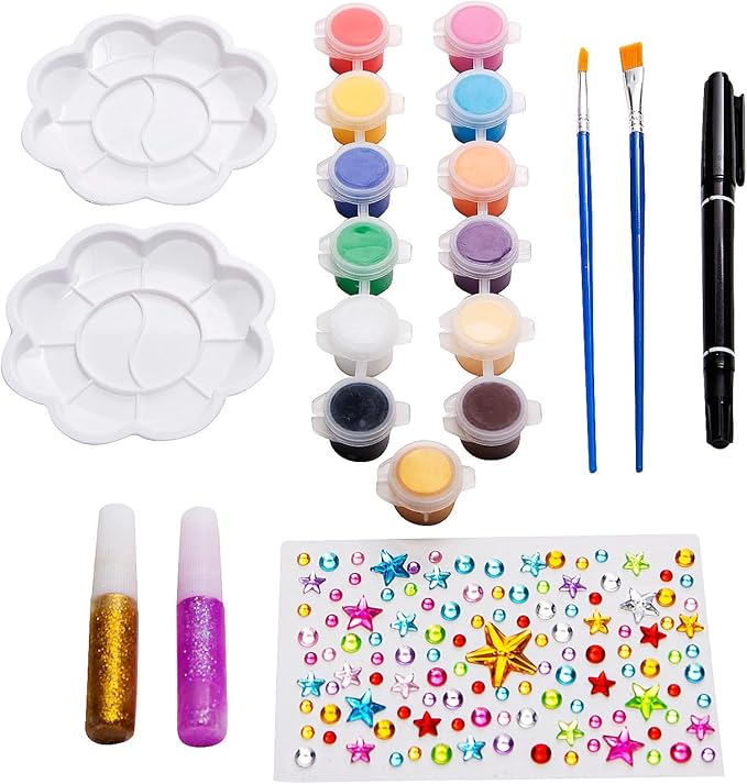 Fun Express 3D DIY Mermaid Wood Puzzle Painting Kit, All in One Kids Craft Kit, Holiday, Birthday and Everyday Gifts, Great Creative Activity for Home and School