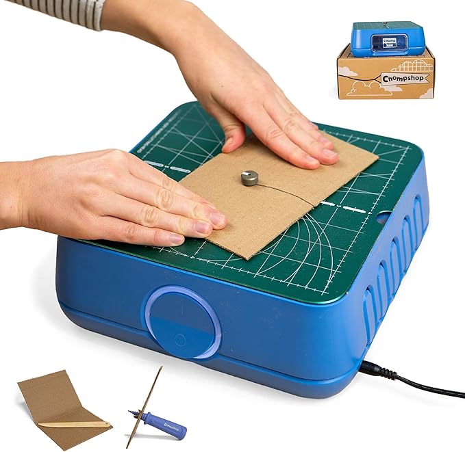 ChompSaw | The Ultimate Kid-Safe Power Tool for Cutting Cardboard | STEM + STEAM Educational Toy for Boys and Girls Ages 5+ | Upcycle Cardboard for Hands-On Learning & Creative Projects