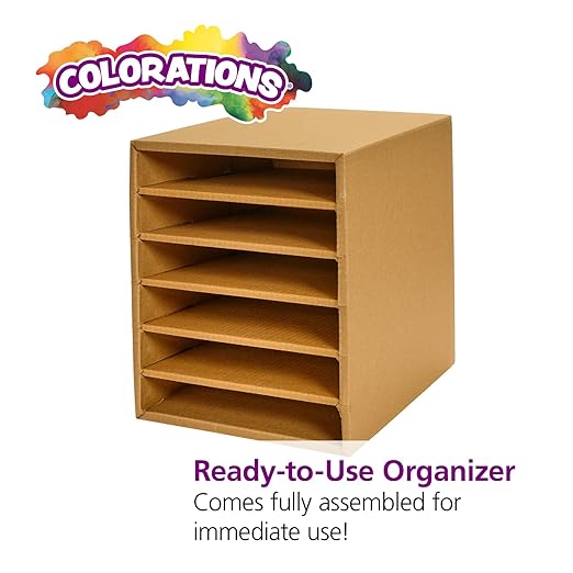 Colorations Lightweight Construction with Bonus Organizer - 1200 Sheets- 9" x 12", Assorted Colors, Bulk Arts and Crafts Supplies, Classroom Must Haves