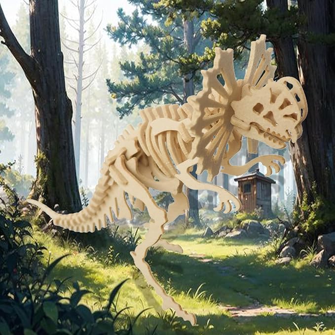 3D Puzzles for Kids, differenACt from Wooden Puzzles, Felt Dinosaur DIY Three-Dimensional Puzzle, Dinosaur Puzzle Toy Educational Game Set Gift