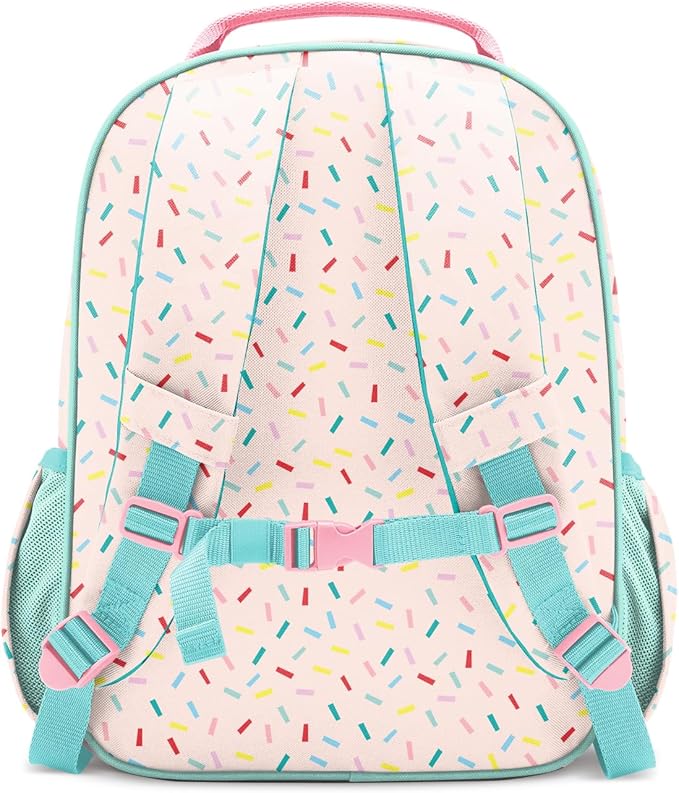 Simple Modern Medium Toddler Backpack for School Girls and Boys | Kindergarten Elementary Kids Backpack | Fletcher Collection | Kids - 15" tall | Confetti