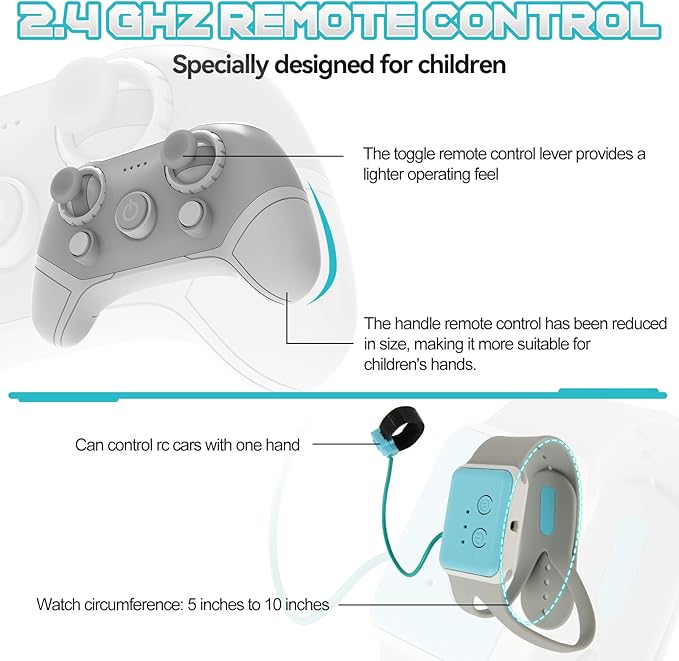 Gesture Sensing Rc Stunt Car Toys for Boy Age 8-13,Hand Remote Control Cars,Coolest Christmas Birthday Present Ideas for Boys Girls Kids Teens Age 8 9 10 11 12 13+ Year,Racing Drift Car (White)