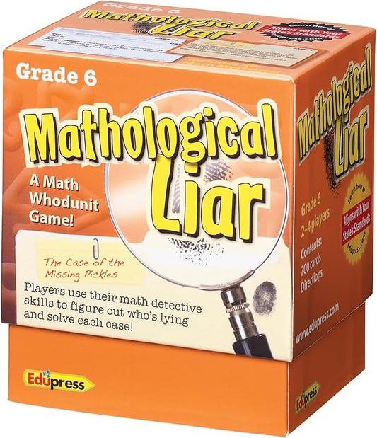 Edupress Mathological Liar, Grade 6
