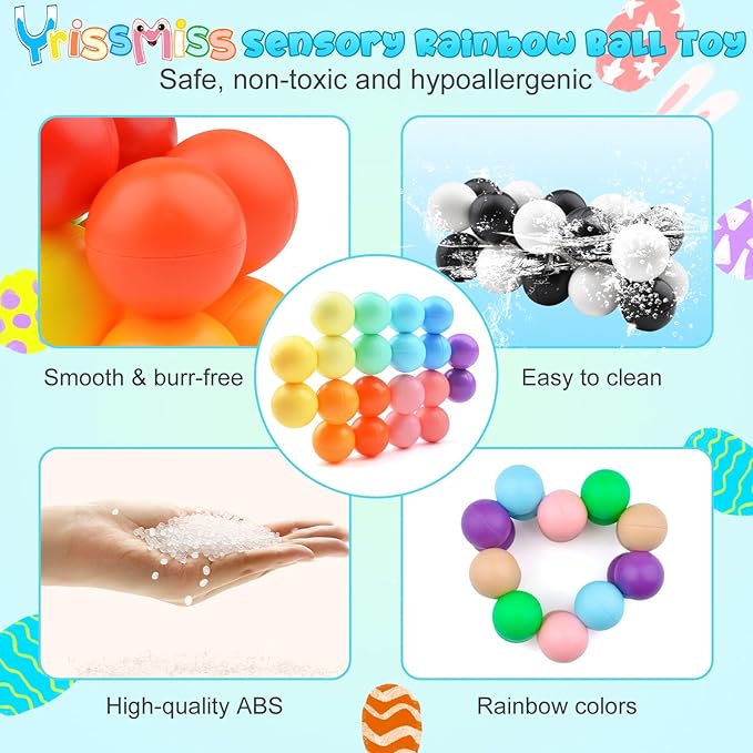 4PCS Autism Sensory Toys for Autistic Children,Quiet Fidget Toys for Adults & Kids, Stocking Stuffers for Boys & Girls,Travel Toys for Kids Age 3-5