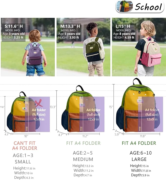 Kids Backpack for Boys: Boys Backpack 6-10 - Kindergarten Elementary School Bookbag for Girl