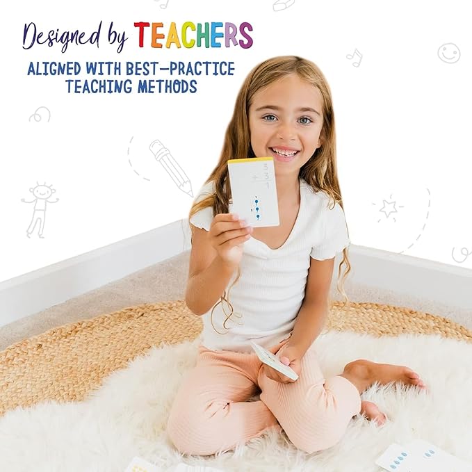 Merka 3rd Grade Division Flash Cards for Kids, Set of 169 Division Fraction Flash Cards, Classroom Use and Homeschool Supplies, Fraction Manipulatives