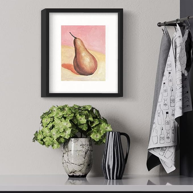 Painting4Real DIY Painting Kits for Adults and Kids with Video Tutorials: Learn How to Paint Golden Pear – Painting Set & Art Supplies Kit, Ideal for Modern Farmhouse Art – 9 Piece Acrylic Paint Set