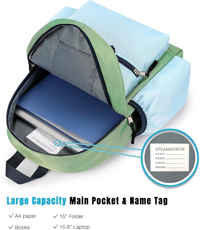 STEAMEDBUN Kids Backpack for Boys 6-8: Toddler Backpack for Preschool Kindergarten - Boys Backpacks for Elementary 4-6
