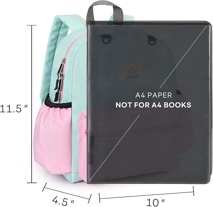 STEAMEDBUN Toddler Backpack for Girls 2-4: Preschool Kindergarten Backpacks - 12 inch Daycare Backpack