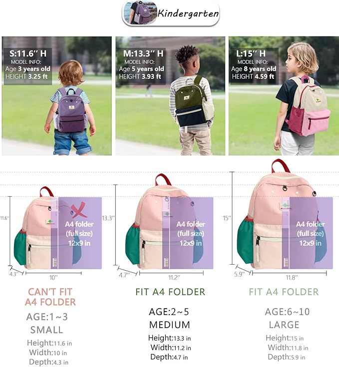 Toddler Backpack for Girls 2-5: Preschool Backpack for Girls
