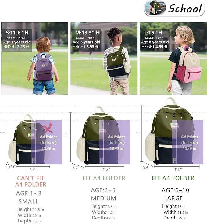 Kids Backpack for Boys: Boys Backpack 6-10 - Kindergarten Elementary School Bookbag for Girl