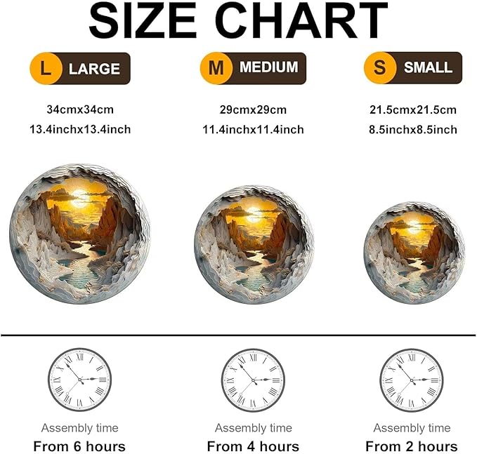 Wooden Puzzles for Adults, 3D Vision Inside Wooden Puzzles 500 Pieces, Unique Animal Shaped Wood Challenging Jigsaw Puzzles Gifts for Adults, 13.4x13.3in