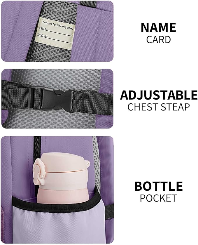 Kids Backpack for Girls: Girls Backpack 6-10 - Kindergarten Elementary School Bookbag for Girl