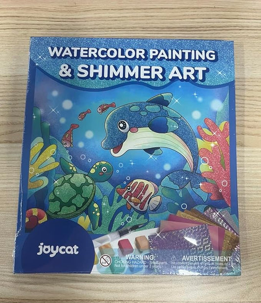 JoyCat Paint with Water Coloring Books, Art & Craft Activity, Princess No Mess Art for Kids Ages 4-8, Craft Kits & Supplies, DIY Creative Activity, Presents for Girls & Boys (Sea Animals)